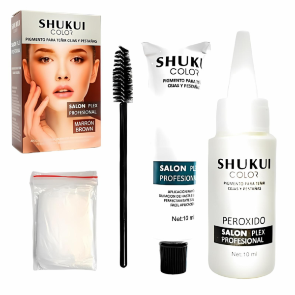 Pigmento para teñir cejas y pestañas SHUKUI Colores Surtidos - Imagen 3