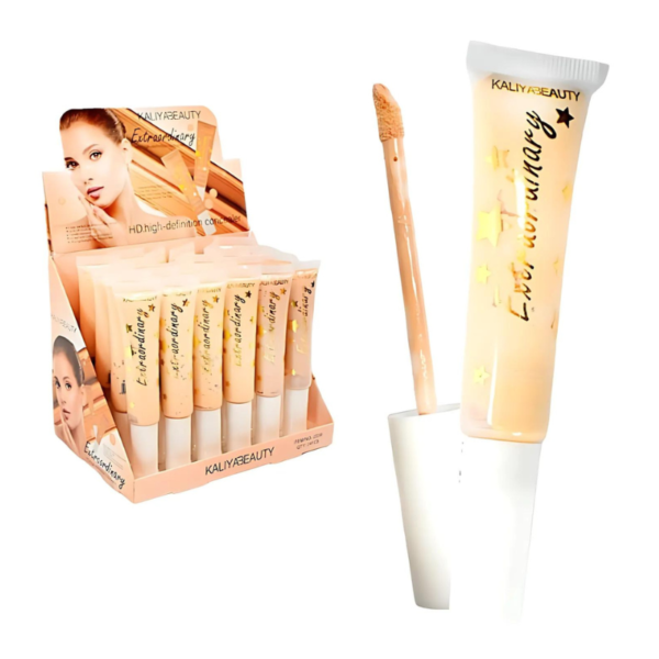 Corrector de alta covertura KALIYABEAUTY empaque de estrellas