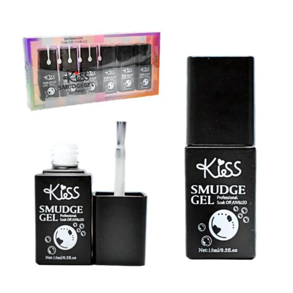 Esmalte blanco corrige imperfecciones  al instante SMUDGE GEL KISS