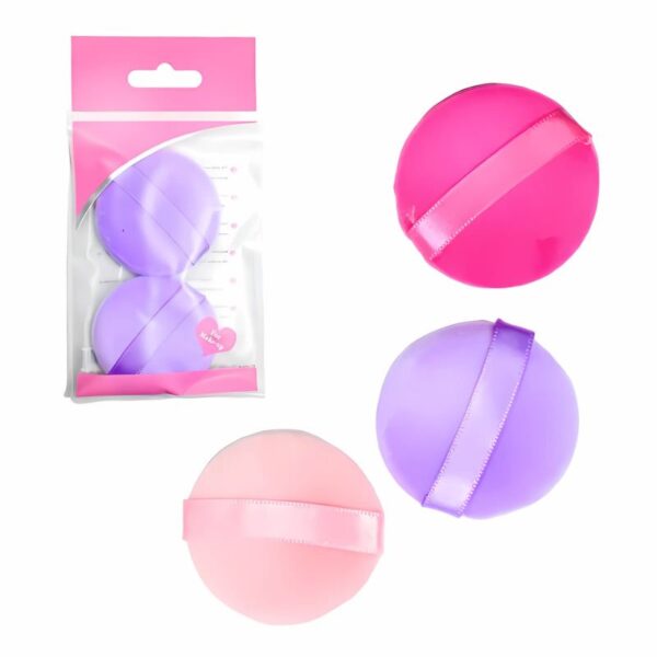 Duo De Borlas Aplicadoras De Maquillaje Make-Up