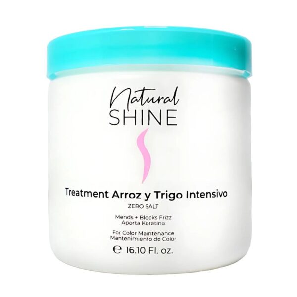 Tratamiento en tarro natural SHINE arroz y trigo intensivo