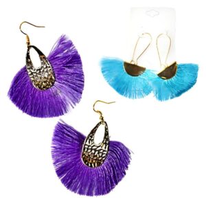 Aretes con Diseño de Hilo Suelto Surtidos