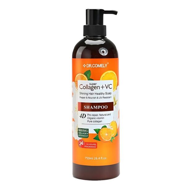 Shampoo y acondicionador Super Collage +VC con Extracto de Naranja