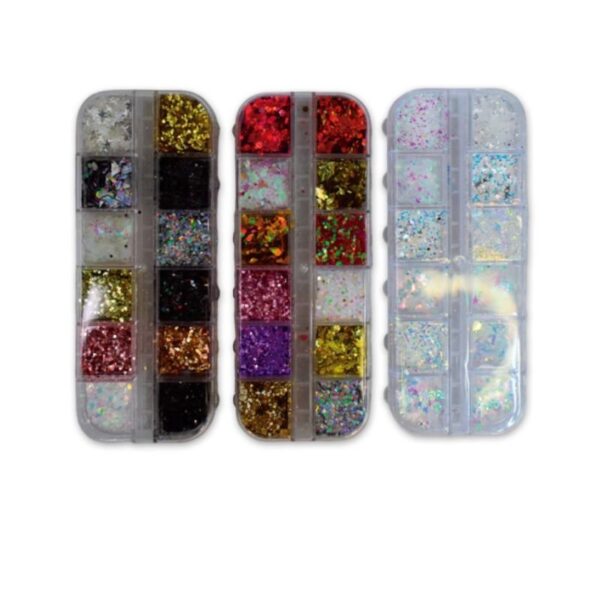 Decoracion de Uñas de 12 Tipos de Piedras