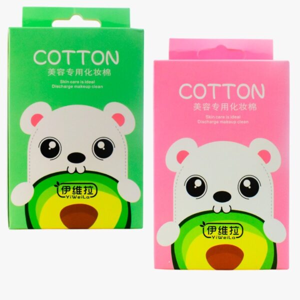 Algones Para Limpieza Facial En Presentacion de Osito Con Aguacate Cotton