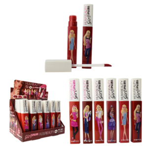 Gloss con color a prueba de agua diseño de barbi HUXIABEAUTY