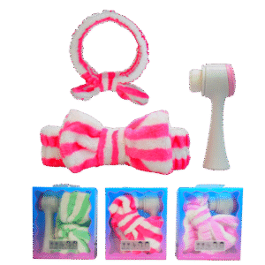 Set de limpieza facial Cepillo Exfoliante y Bandita