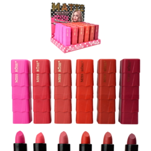 Labial matte tapa diseño de tiempos MISS ROSE