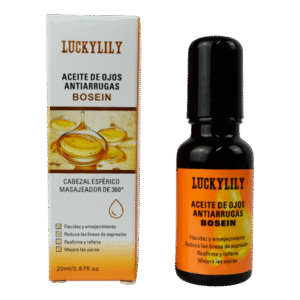 Aciete de ojos antiarrugas con cabezal esferico masajeador LUCKY LILY 20ML