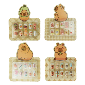 Set de uñas press on para niña diseño CAPI BARA SURTIDO