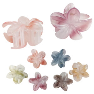 Ganchos para el cabello en fomras de flores surtidos