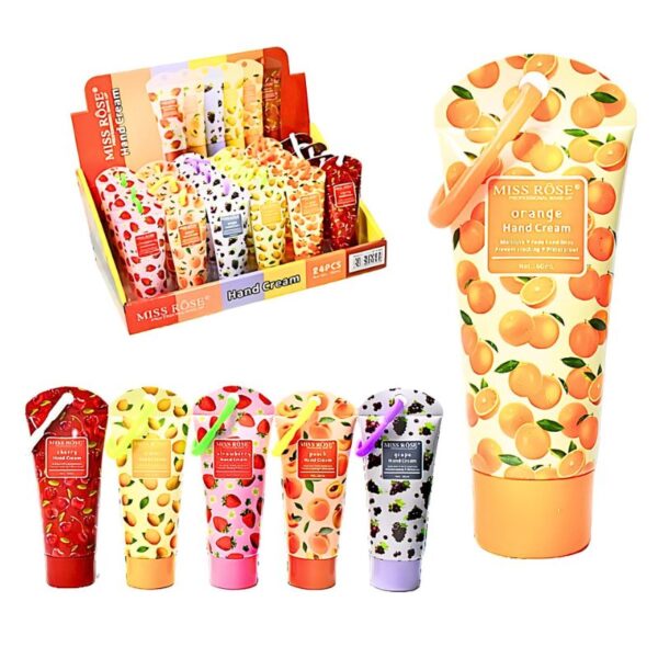 Crema Para Manos Con Extracto de Frutas 60ml Miss Rose