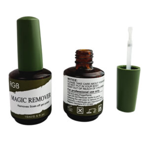 Removedor de esmalte en gel RGB tapa verde