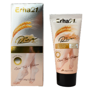 Crema Para Pie Erha 21 Con Extracto De Arroz 60Gramo Lote 2