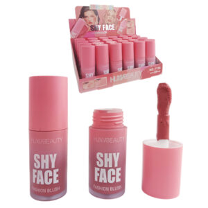 Rubor liquido con aplicador grueso shy face huxiabeauty