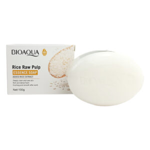 Jabon De Arroz En Barra 100G Bioaqua Caja Blanca Lote 1