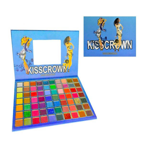 Sombras para rostro kisscrown azul