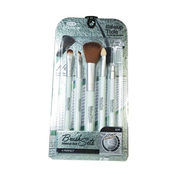 Kit de brochas makeup tools 5u menta