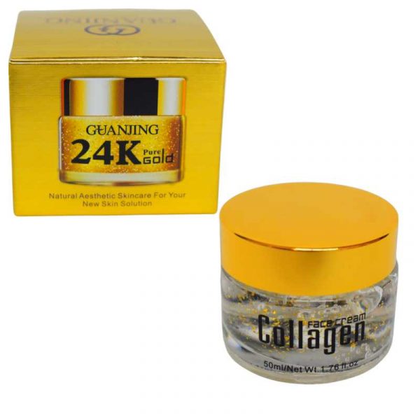Crema facial de colageno 24k gold guanjin