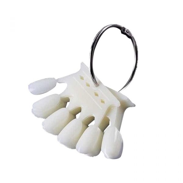 Kit de exhibidores para uñas beige 10u