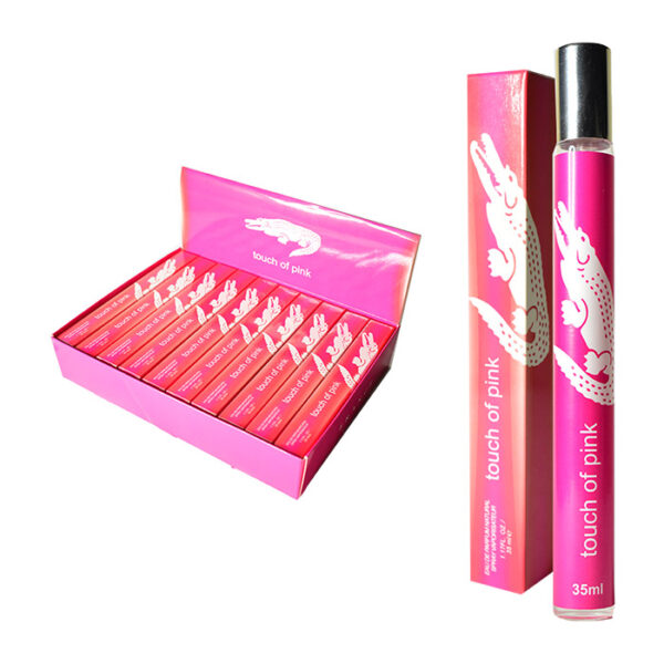 perfume touch of pink caja fucsia 35ml