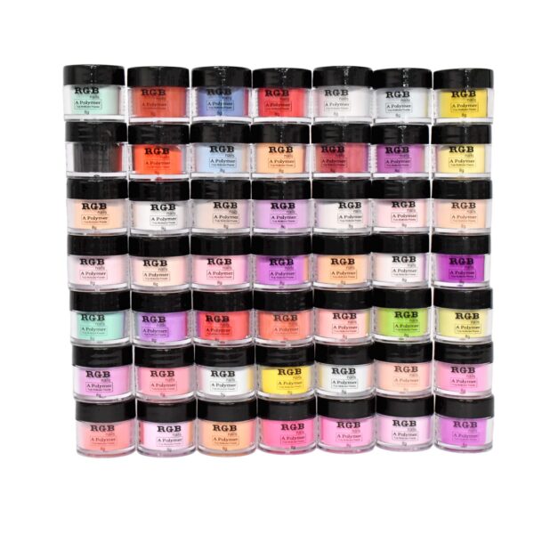 Polvo acrilico rgb para uñas colores surtidos 8g - Imagen 3