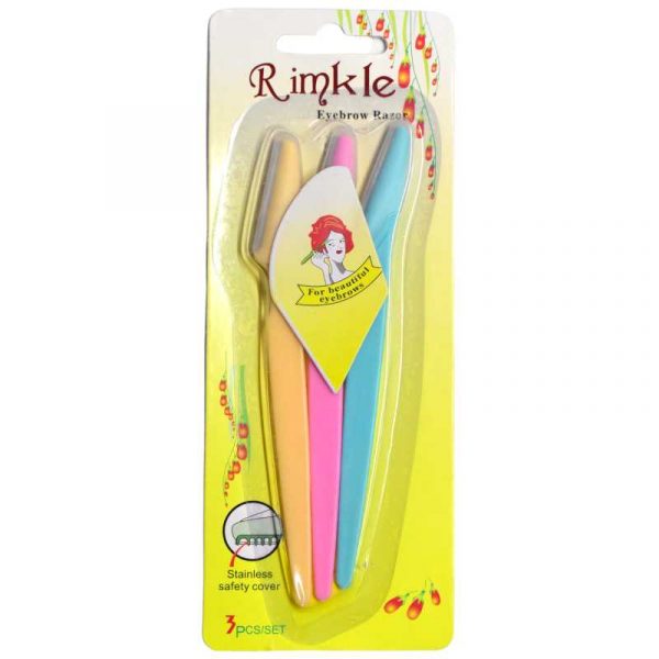 Kit de depiladoras para ceja rimkle 3 unidades