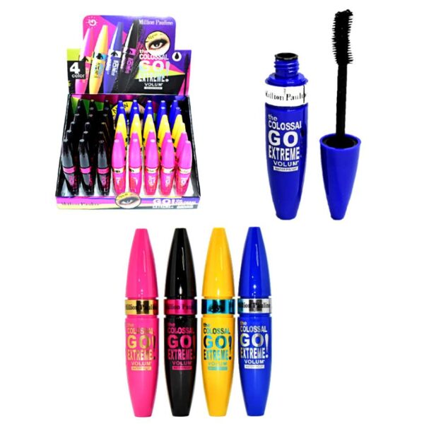 Mascara de pestañas volumen extremo Million Pauline de colores