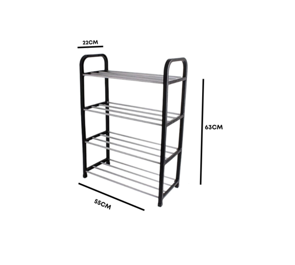 Zapatera organizadora multifuncional de 75 cm de alto - Imagen 2
