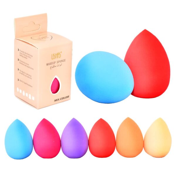 Esponja para maquillaje presentación de huevito Mix color Makeup Sponge