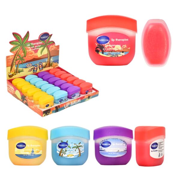 Bálsamo Vaseina presentación tropical y helado 7g.