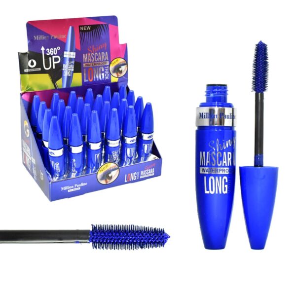 Máscara para pestañas color azul Million Pauline waterproof