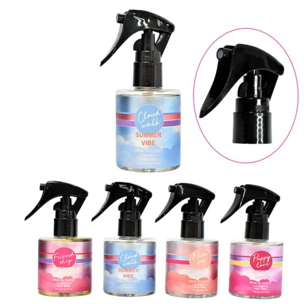Spray para el cabello Pink in Sweet SUMMER VIBE presentación de nubes