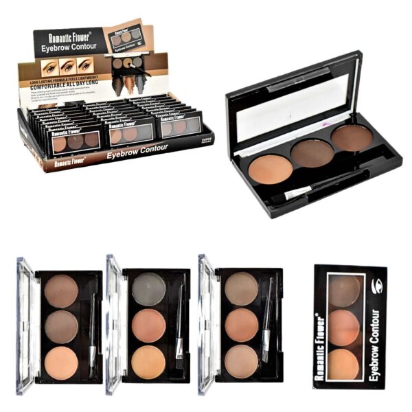Contorno para cejas de 3 colores Romantic Flower