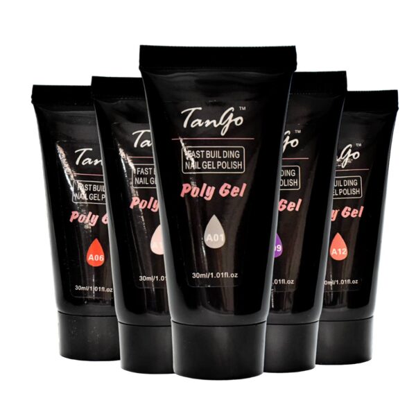 Poly Gel para uñas Tango 30ml colores sólidos surtidos