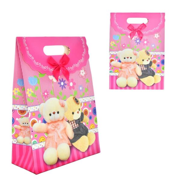 Bolsa de regalo rosada con cierre de velcro 20cms*25cms