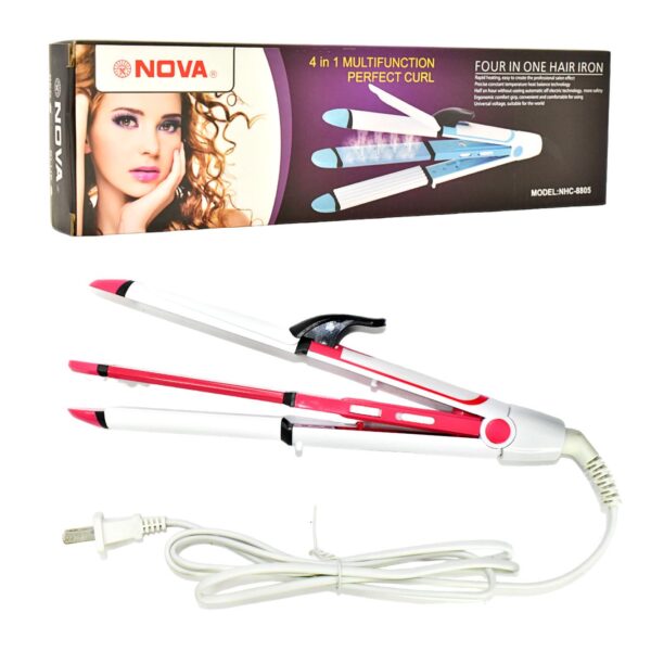 Plancha para el cabello 4 EN 1 Multifuncional