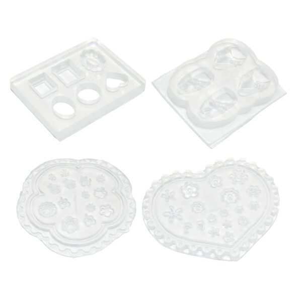 Molde de silicona para esculturas 3D de uñas