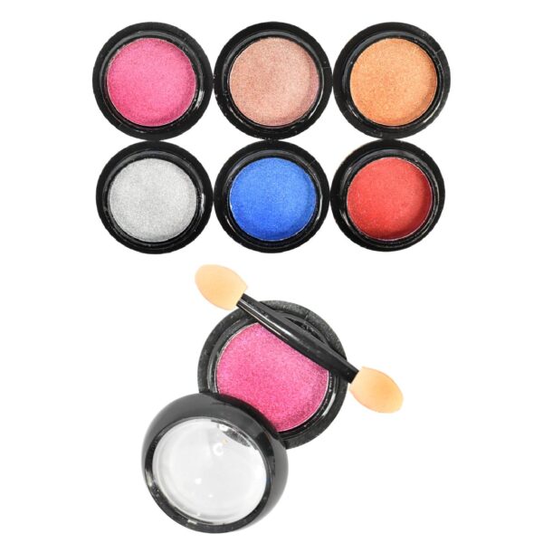Polvo para efecto espejo en uñas Solid Chrome Pigment