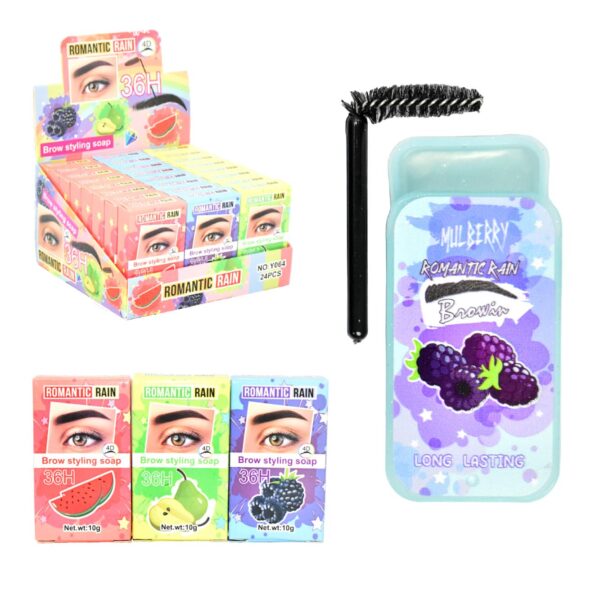 Jabón de cejas Romantic rain 36h presentación de frutas