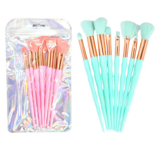 Set de 8 brochas colores pastel surtidos