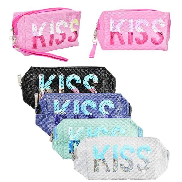 Cosmetiquera Colores Surtidos Bordado Kiss
