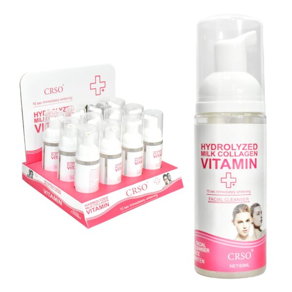 Limpiador Facial De Leche Colageno Y Vitamina Crso 60Ml