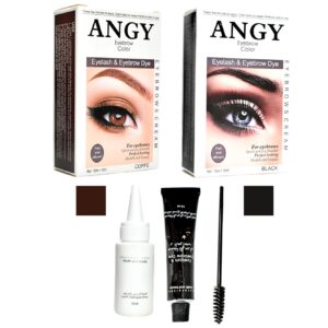 Tinte Para Cejas Y Pestañas Angy Caja Blanca Negro Y Cafe Surtidos