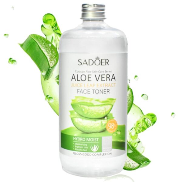 Tonico Facial De Aloe Vera Al 98% Frasco De 500Ml
