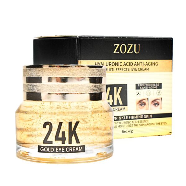 Crema Para Los Ojos De Oro De 24K Con Esencia Caja Negra