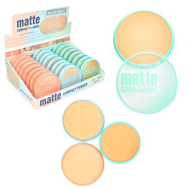 Polvo Compacto Matte Iman Of Noble Tonos Surtidos