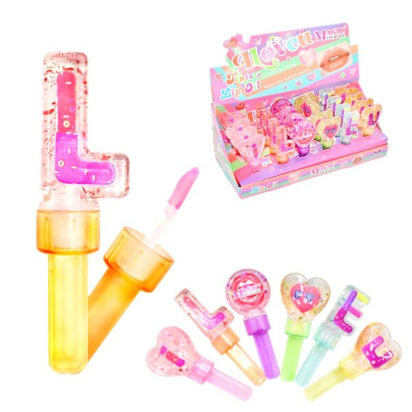 Brillo Labial Magic Your Life Con Letras De LOVE