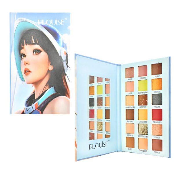 Sombra Plouise 18 Colores Con Portada De Chica Koreana Con Reflejo