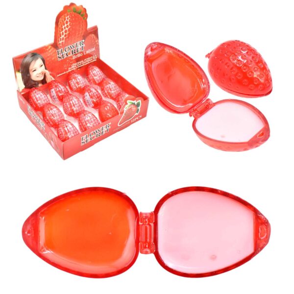 Brillo Labial Flower Secret En Presentacion De Fresa